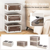 3-Pack Stackable Storage Bins 18.5'' x 14'' x 9.5'' 65778071