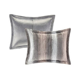King 4PC Faux Fur Comforter Set B03597118