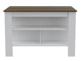 Brooklyn Kitchen Island, Three Concealed Shelves B128P148677