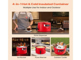 Insulated Beverage Dispenser, 2.2 Gal/8L Thermal Hot and Cold Drink Server with Spigot, Food-Grade 66866950