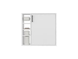 Medicine Cabinet, 1 Door, 7 Shelves, White B097P369426