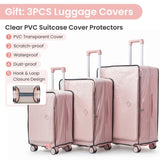Luggage Sets 3 Piece, Expandable Carry On Luggage with TSA Lock Airline Approved, 100% PC W2098P189947