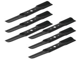6 Pack Repl Cub Mower Blades 742-05052 942-05052 Fit for 50" Lawn Tractor and RZT Mowers Cub 50159092