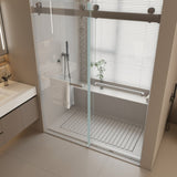 44 to 48 in. W x 76 in. H Double Sliding Frameless Soft-Close Shower Door, Premium 3/8 Inch W1573126517