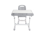 Desk and Chair Set Set with Adjustable Height, 40-Degree Tiltable Children Desktop, LED Light, 63955121