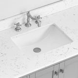 60"x 22" bathroom stone vanity top engineered color undermount ceramic sink and 3 faucet hole W1059P228099