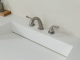 Bathroom Faucet For bathroom Sink With Two Handles And Supply Lines - BN B2724P501228