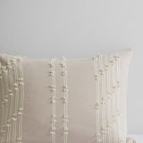 3 Piece Cotton Jacquard Comforter Set Blush Full/Queen B03596418