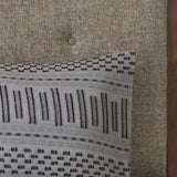 Cotton Jacquard Comforter Mini Set Grey/Black Full/Queen B035128809