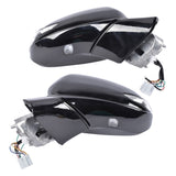 Door Mirrors Driver And Passenger Side Pair Fit for Hyundai Santa Fe 2021-2023 Manual Folding Heated 00423256
