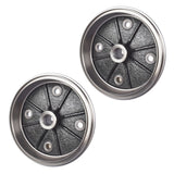 Pair Rear Brake Drum Hub Replacement for Kawasaki UTV Mule 2010 2020 2030 2500 2510 2520 41038-1226 32930191