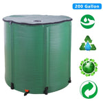 ZUN 200 Gallon Folding Rain Barrel Water Collector Green 22520505