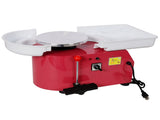 10 Inch Electric Pottery Wheel, Ceramic Clay Machine with Foot Pedal & Detachable Basin, 60-300RPM W465P381435