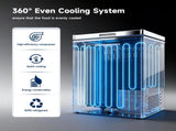 ORIKOOL Chest Freezer 3.0 Cu.ft Solid Top Commercial Deep Chest Freezers with Lockable Stay-Open Lid W2095P372718