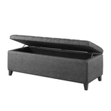 Tufted Top Soft Close Storage Bench B03548309