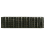 Espresso and Black Tufted Cushion Side Bench B062P153581