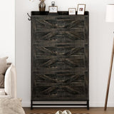 Shoe Cabinet, Entry Home Shoe Cabinet, Entrance Balcony Storage Cabinet, Large Capacity Shoe Rack, W2896P215175