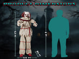 5.7ft Standing Balloon Clown Halloween Decor with Red Flashing Eyes, Vibration & Clown Sound, 56630086