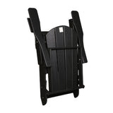 ZUN Folding Adirondack Chair, Relaxing Stackable Arm Rest Ergonomic HDPE All-Weather Adirondack Chair W2103P179858