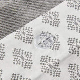 King/Cal King 3 Piece Cotton Jacquard Duvet Cover Set B03596508