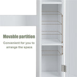 ZUN White Bathroom Cabinet/Over The Toilet Storage Cabinet with 2 Cabinets 57222756