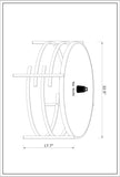 ZUN 32.48'' Chrome Round Coffee Table With Sintered Stone Top&Sturdy Metal Frame, Modern Coffee Table W821115001