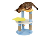 29" Moon & Star Cat Tree with 4 Levels, Jute Scratching Posts & Anti-Tipping Device for Kittens & 12602690