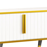 Luxury Minimalism TV Stand with Open Storage Shelf for TVs Up to 85", Entertainment Center with 46649276