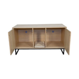 Modern Wooden Cat House with Scratching Mat - 24.45" x 21.46" x 25.98", 72.6 lbs W1412P271586