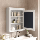 24'' x 27'' Wall Mounted Bathroom Storage Cabinet with Mirror, Medicine Cabinet with Height N710P195492K