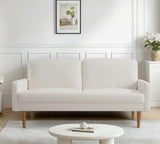 Velvet Sofa, European Style with Sleek Design, Modern & Vintage Flair, Upholstered 3 Seater Couch, B2735P291969