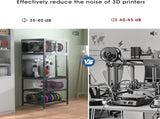 3D Printer Cabinet with Double Layer 3D Printer Filament Storage Rack, T-Shaped Filament Bar & 32200999