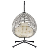 U_STYLE Versatile Hanging Egg Chair for Indoor and Outdoor Use N711P255131K
