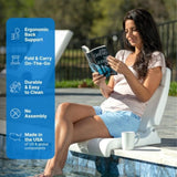 Foldable Adult Flip Seat, Portable Outdoor Chair for Poolside, Tailgating, Camping, Sporting Events, W2181P192843