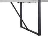 Modern Dining Table, 55 inch Kitchen Table for 4 People, Rectangular Dinner Table for Dining Room, WF312270AAG