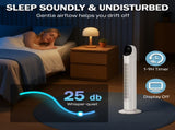 TF-36BR 34inch Tower Fan for Bedroom,Oscillating Floor Fans for indoors with 3 Modes 3 Speeds , 9H 97492392