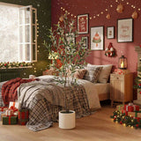 5ft Christmas Tree with White Planter Natural Fake Tree Indoor Holiday Decor Easy Care 93474804