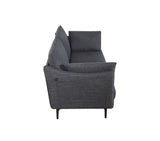 2.5 Seater Sofa For Primary Living Space , Bed Room, Office, USB Charge Port , 2 Pillows,Metel Legs W820P224378