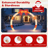 10.4ft LED Christmas Arch - Red Bow, for Garden/Porch/Commercial Spaces 20049887