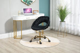 ZUN Computer Chair Office Chair Adjustable Swivel Chair Fabric Seat Home Study Chair 04105275