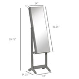 Floor standing jewelry cabinet with LED lights 55089950