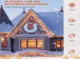 36in Pre-lit Outdoor Christmas Wreath Decoration, Lighted Metal Wreath with Red Bow, Remote Control 57008559