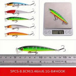 ZUN 56pcs mixed bait small artificial high-quality professional crank bait swing fishing tackle 01185105