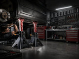 2 Ton Jack Stands Pair, HeavyDuty Adjustable Steel Car Jack Stands with Locking Pin, Safety Support 08338052