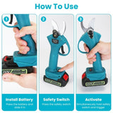 4-in-1 Pole Pruning Shears, Electric Pruning Shears & pole saws for tree trimming with 7 adjustable 14184232