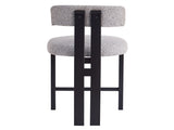 26.5'' Stylish Round Stools with Low Back - Comfortable Upholstered Seat & Black Metal Frame for N780P236628G