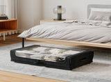Underbed Storage Container with Wheels, Space-Saving Storage for Bedroom, Clear Zippered Cover with 44232217