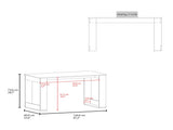 Dark Brown Office Writing Desk B062P587756