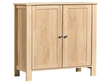 Natural wood finish, melamine-faced MDF, 23.6*11.81*31.5in, double-door bathroom tall cabinet 25744577