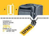 Luggage 2-piece backpack set gray 33255015